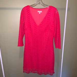 Lilly Pulitzer- Seminole Knit Lace Tunic Dress